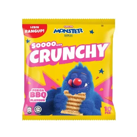 Mamee Monster Snek Mi BBQ 10s