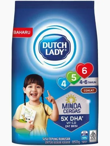 Dutch Lady GUM 456 Coklat 850g