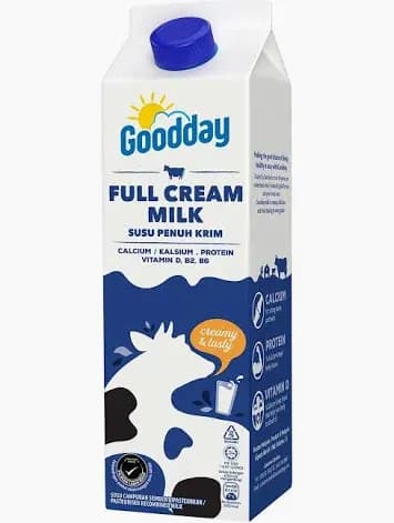 Goodday UHT Full Cream Milk 1L